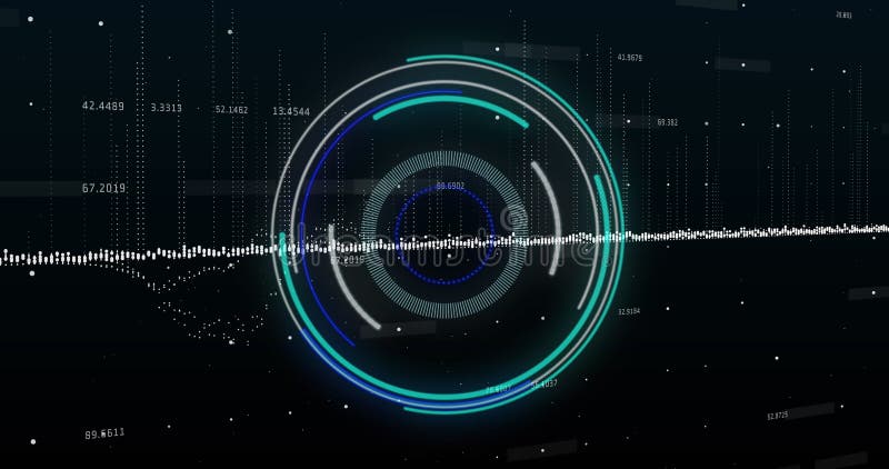 Imagine a numerelor și prelucrarea datelor în cadrul scanării domeniului de aplicare stock photos