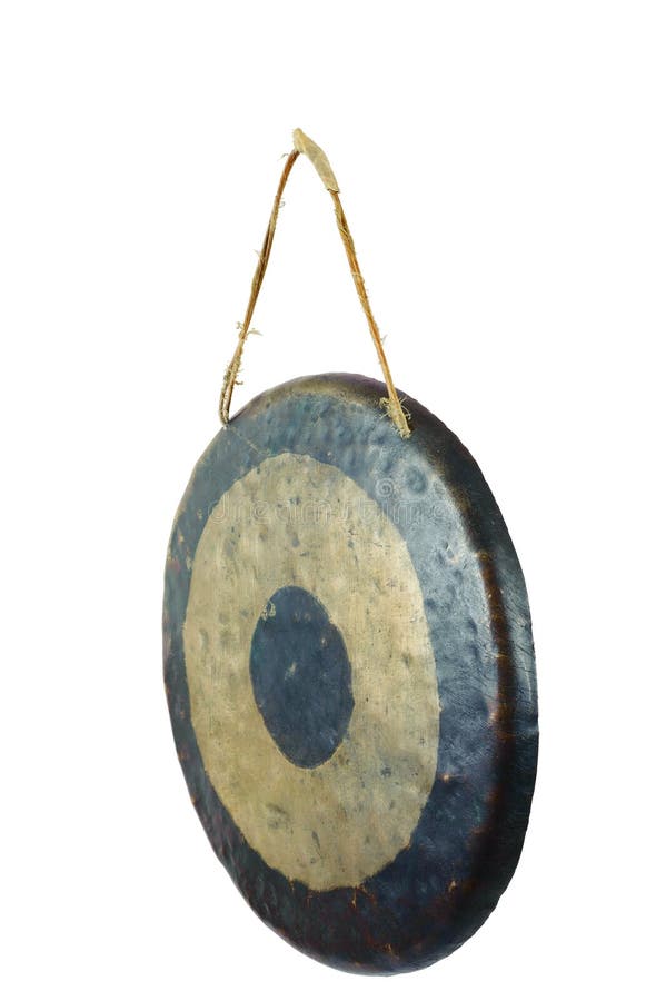 The Image of the Old Traditional Gong. Stock Image Image of closeup