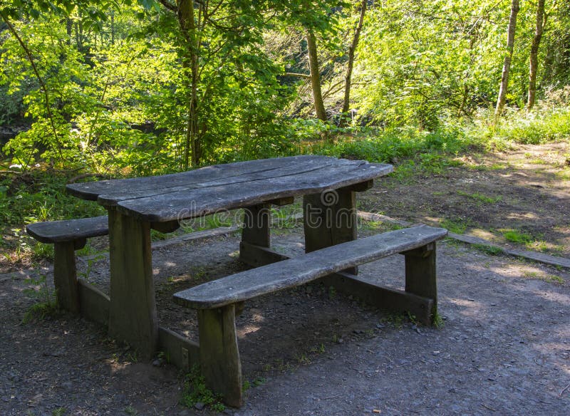 Picnic Bench On Top Of The Hill, Coyote Hills Regional Park, East San