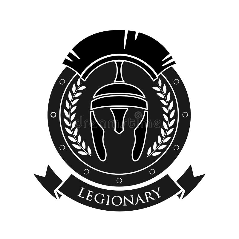 Military symbol, legionary`s badge.