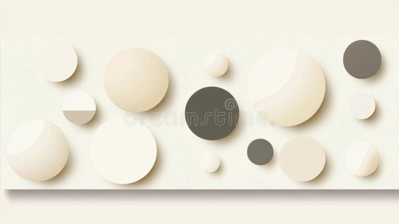 Abstract Art: A Collection of Geometric Shapes stock photo