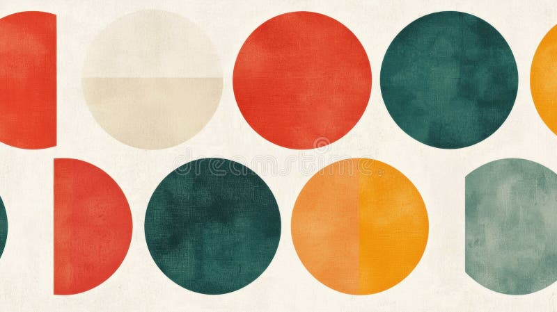 A collection of abstract geometric shapes in various colors and patterns. royalty free stock photos