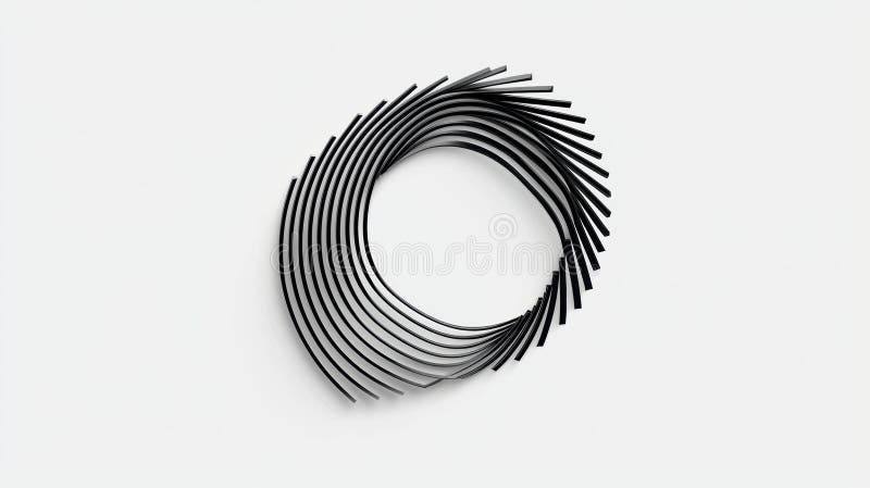 Abstract geometric design on a white background. royalty free stock images