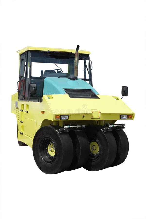 The image of road roller stock photo. Image of activity - 41517566