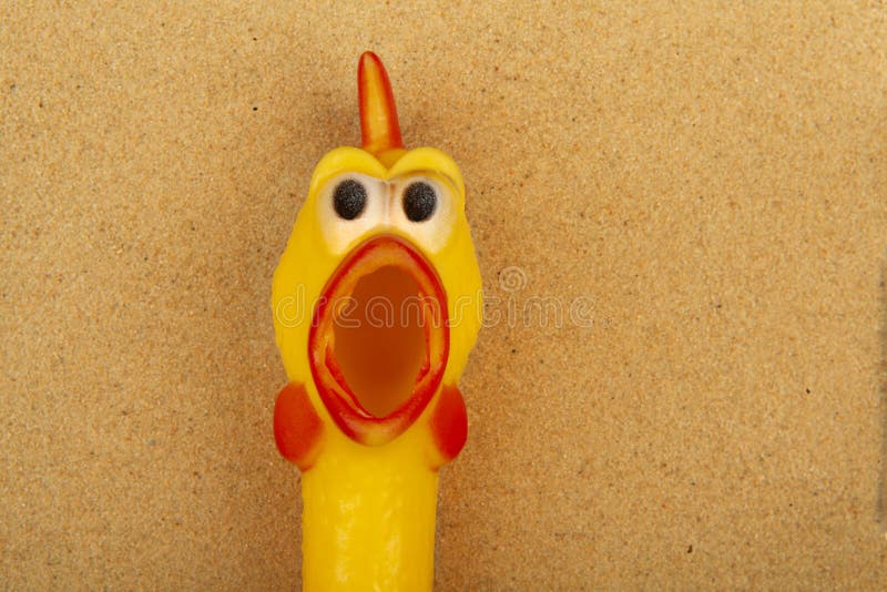 Image of Rubber Chicken Trolley Dark Background Stock Image Image of