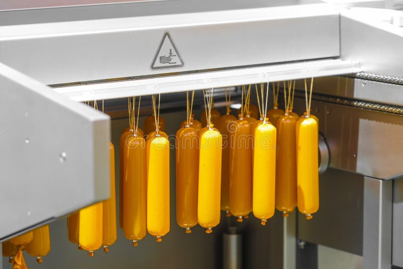 Image of a sausage machine royalty free stock photo