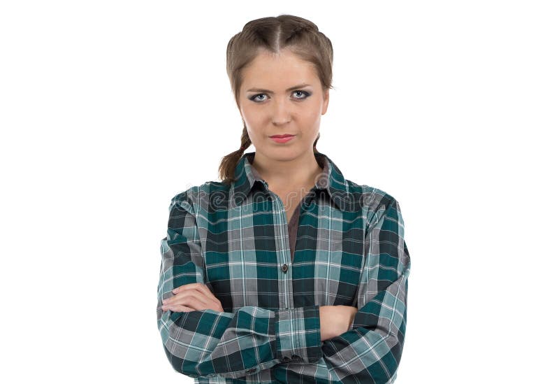 Image of serious farmer woman royalty free stock photos Image of serious farmer woman royalty free stock photos