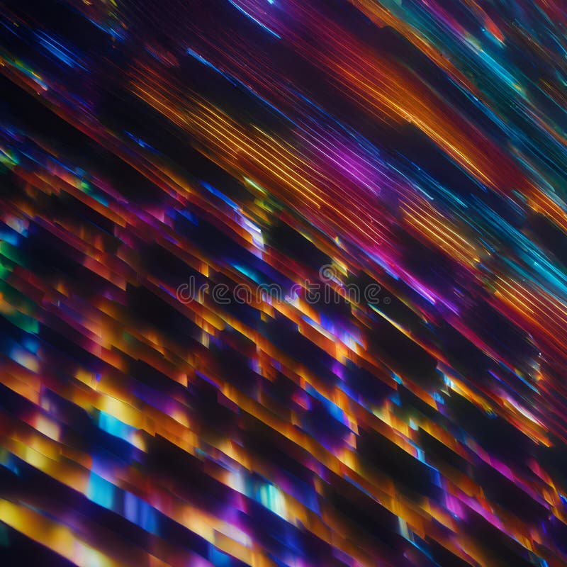 Colorful Abstract Light Streaks stock photography