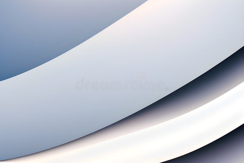 Abstract white background with smooth curve lines generated by ai royalty free illustration