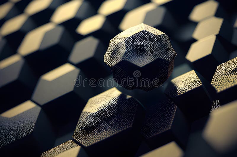 Black abstract 3d pattern with alternating depths generated by ai vector illustration