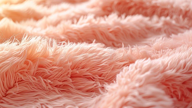 Peach Fuzz Texture: Soft and Cozy Background stock illustration