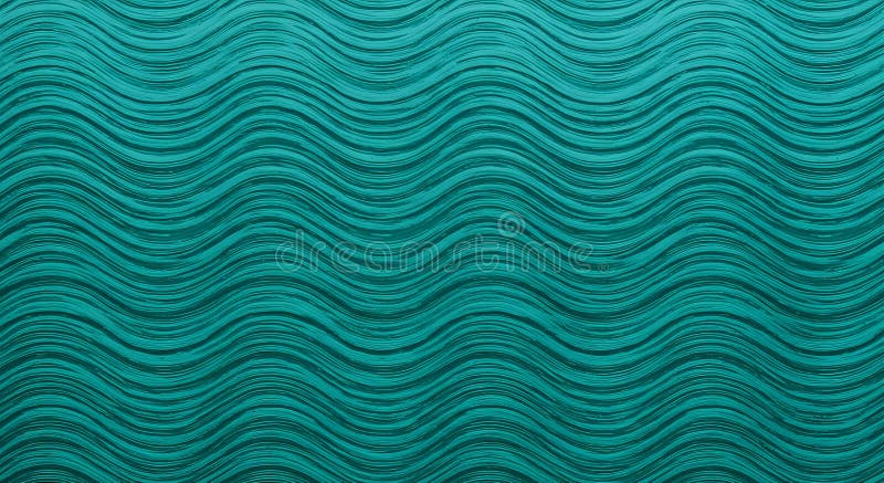 Teal wavy texture stock illustration