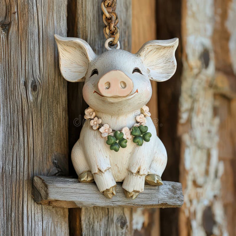 Smiling Pig Necklace Smiling Pig Necklace