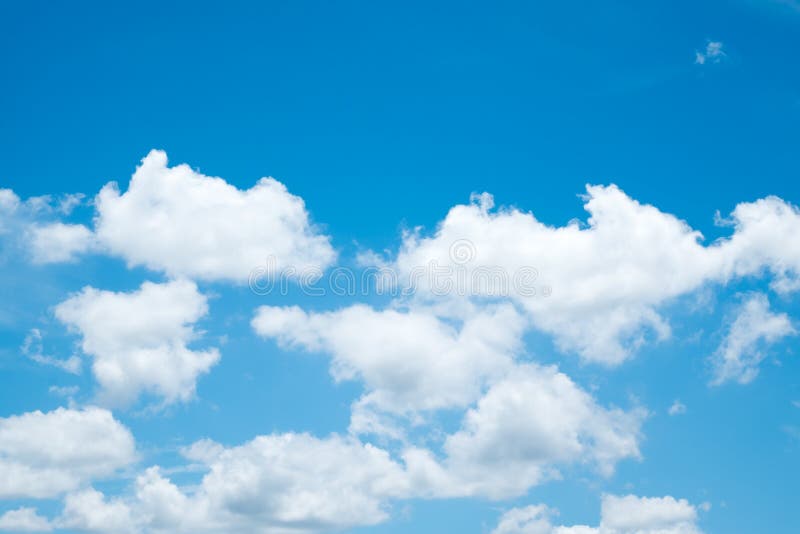 The Image of Soft Cloud with Blue Sky for Backdrop Background Use