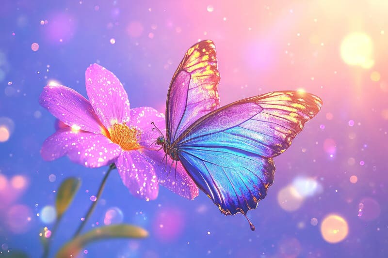Enchanting Fairy Colors Background for Dreamy Designs vector illustration
