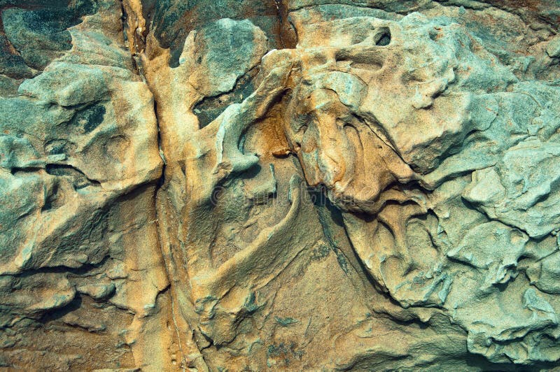 Wall, background, texture of designated rock