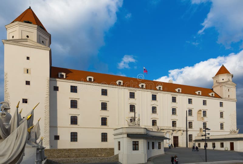 Image of view on Bratislava Castle