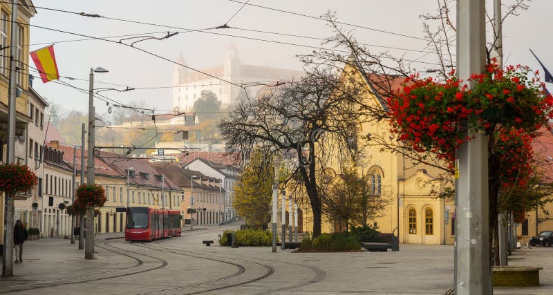 Obrázek pohledu na centrální ulice