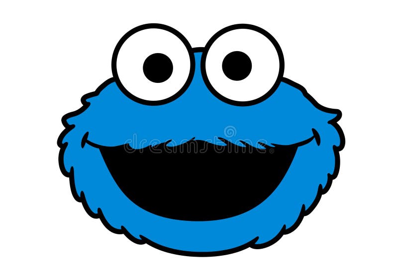 Image à clip de l'écran du monstre de cookies illustration de vecteur