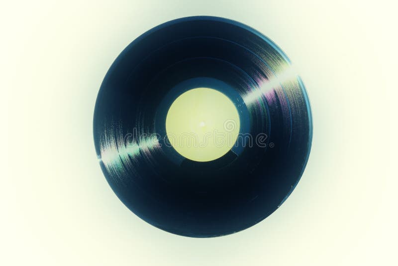 Imagem análoga retro do estilo de um registro de vinil fotos de stock royalty free Imagem análoga retro do estilo de um registro de vinil fotos de stock royalty free