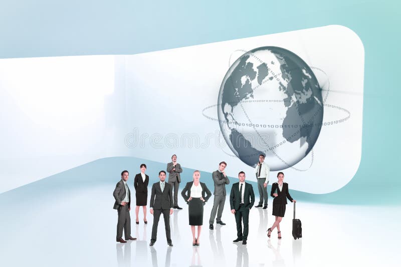 Imagem composta da equipe do negócio imagens de stock royalty free Imagem composta da equipe do negócio imagens de stock royalty free
