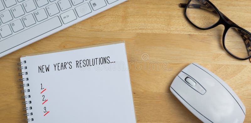 Imagem composta da lista da definição dos anos novos ilustração stock Imagem composta da lista da definição dos anos novos ilustração stock