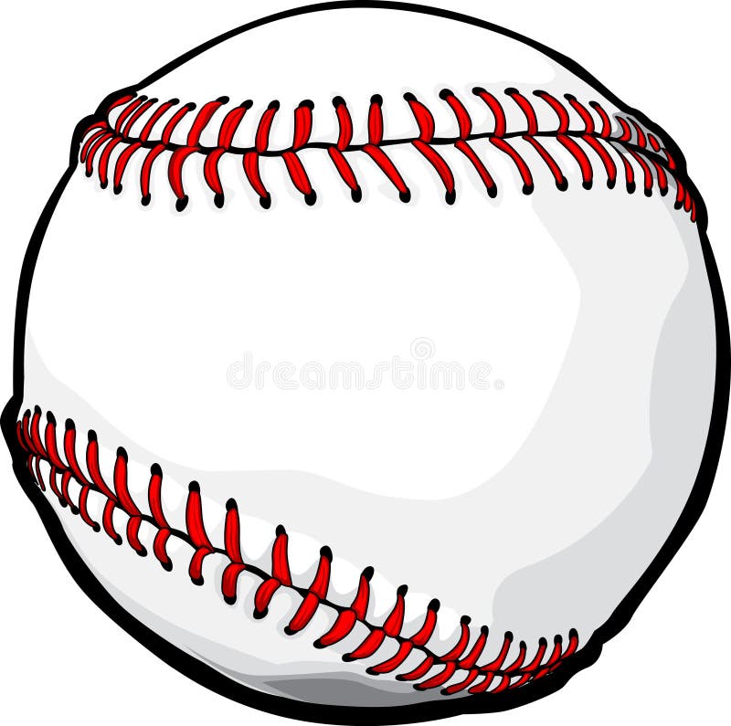 Imagem da esfera do basebol do vetor