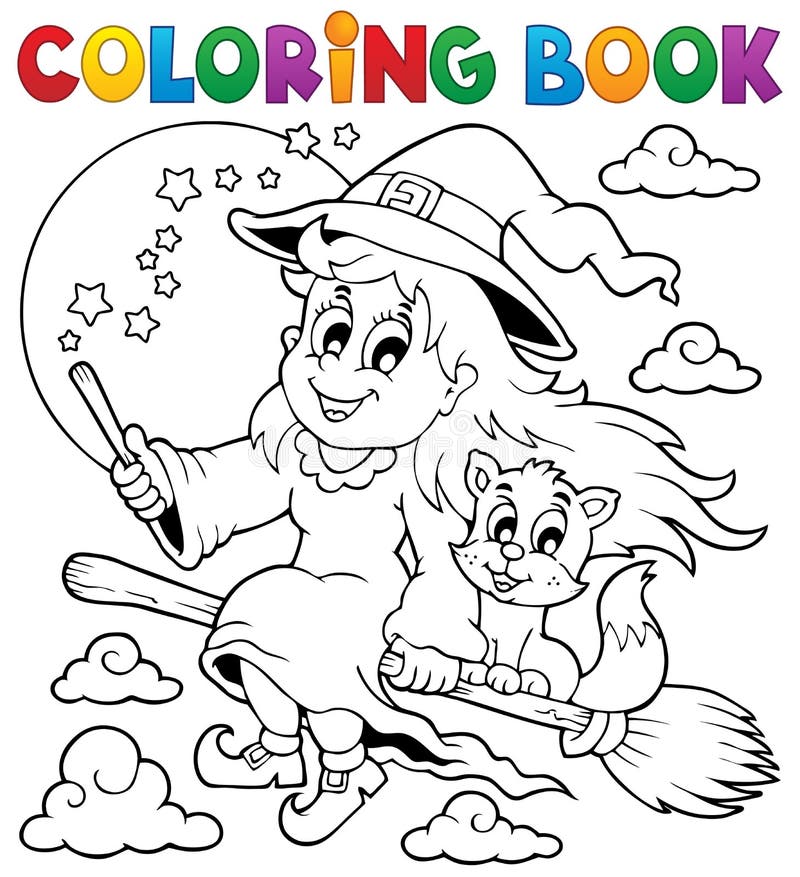 Livro para Colorir de Magos e Bruxas: 1