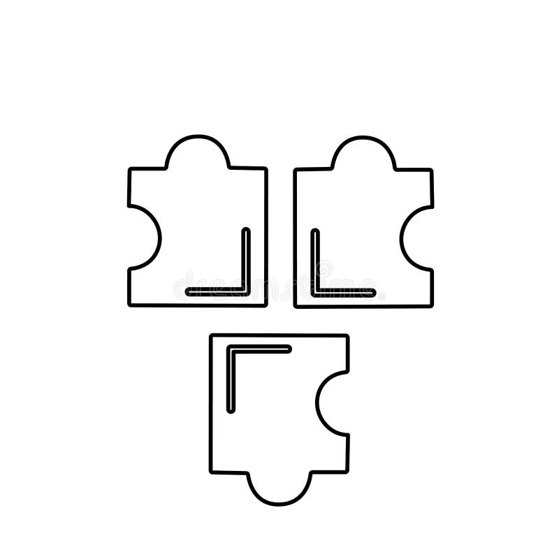 Criar Quebra- Cabeça De Diferentes ícones De Coleta Definir Vetor  Ilustração do Vetor - Ilustração de sinais, furo: 173565635