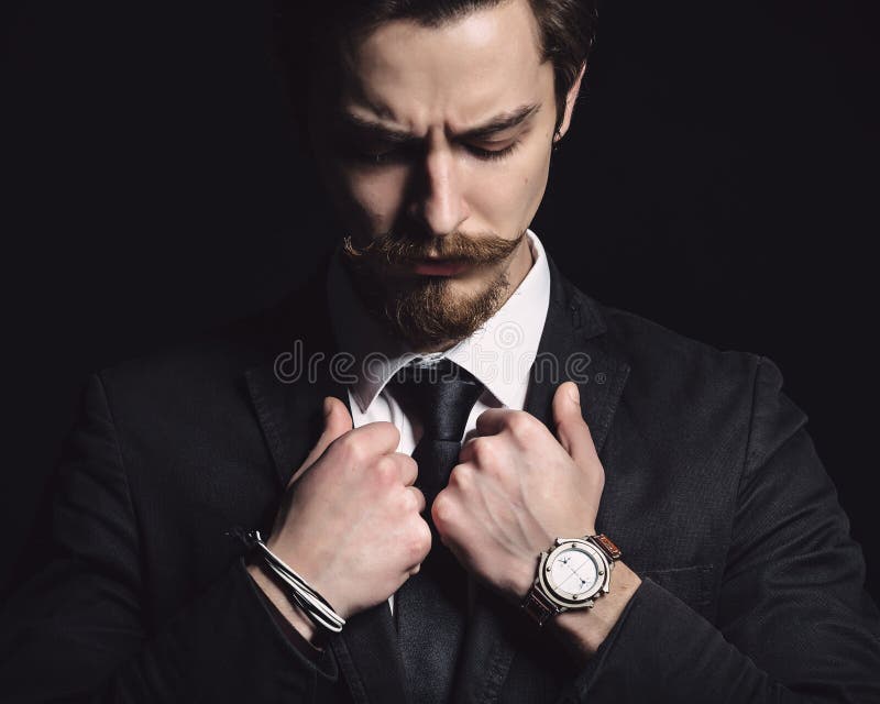 Imagem de um jovem elegante imagem de stock royalty free