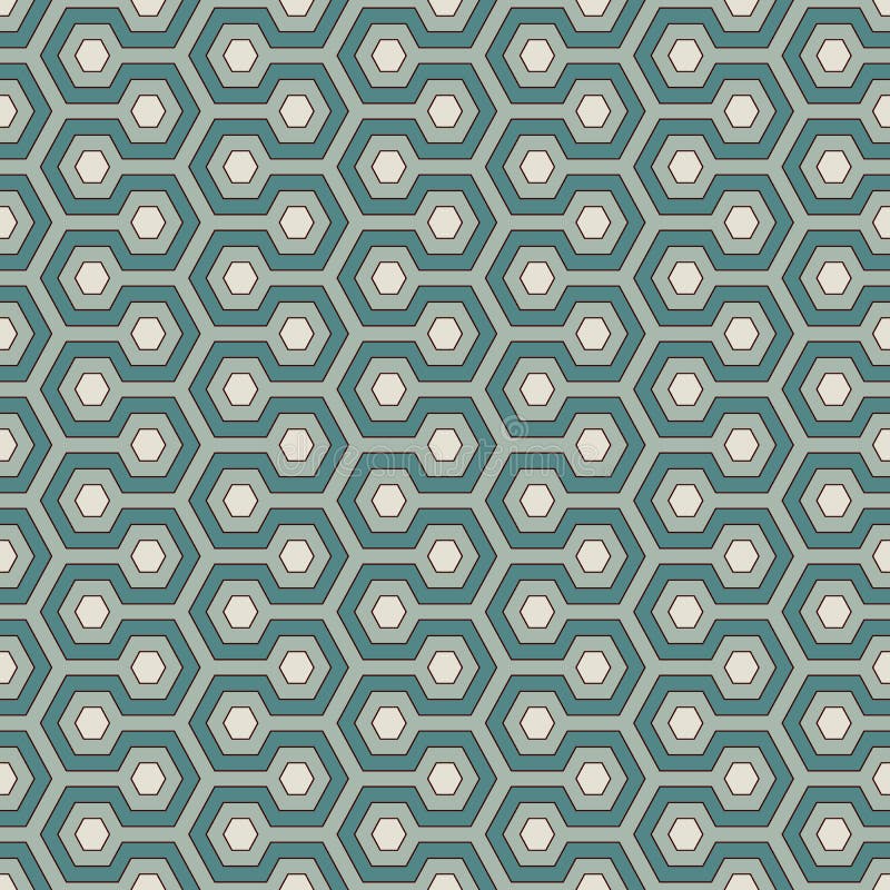 Imagem do favo de mel Background As cores azuis repetiram o papel de parede das telhas do hexágono Teste padrão sem emenda com o ilustração do vetor Imagem do favo de mel Background As cores azuis repetiram o papel de parede das telhas do hexágono Teste padrão sem emenda com o ilustração do vetor