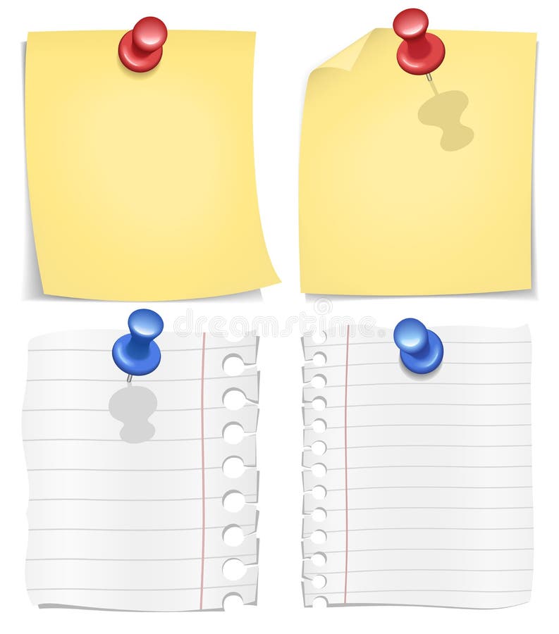 Imagem Do Vetor Da Sucata Post It Ilustracao Do Vetor Ilustracao De Bilhete Reparo