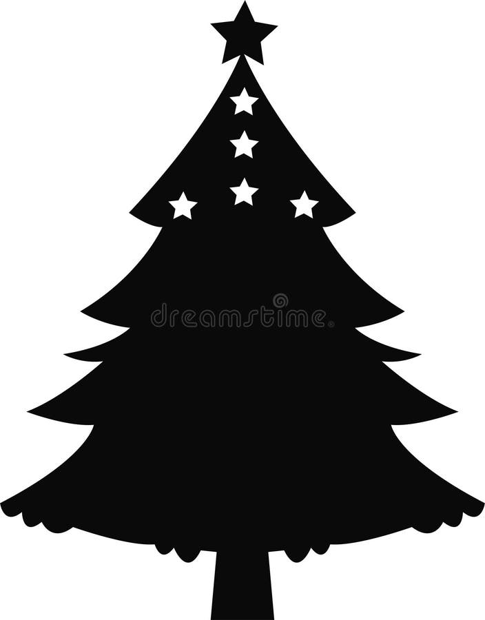 Design PNG E SVG De Ilustração Da árvore De Natal Para Camisetas