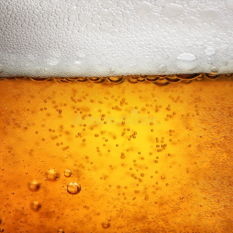 Close macro image, of glass of beer. Close macro image, of glass of beer
