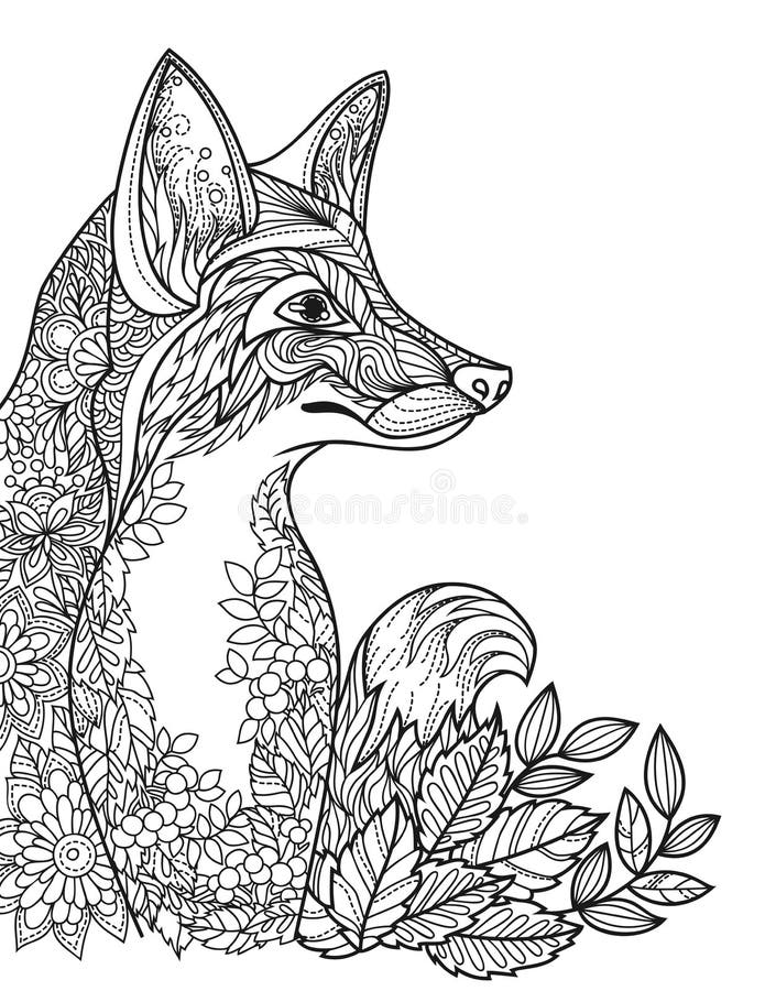 Desenhos para colorir gratuitos de Raposas para baixar - Raposas - Coloring  Pages for Adults