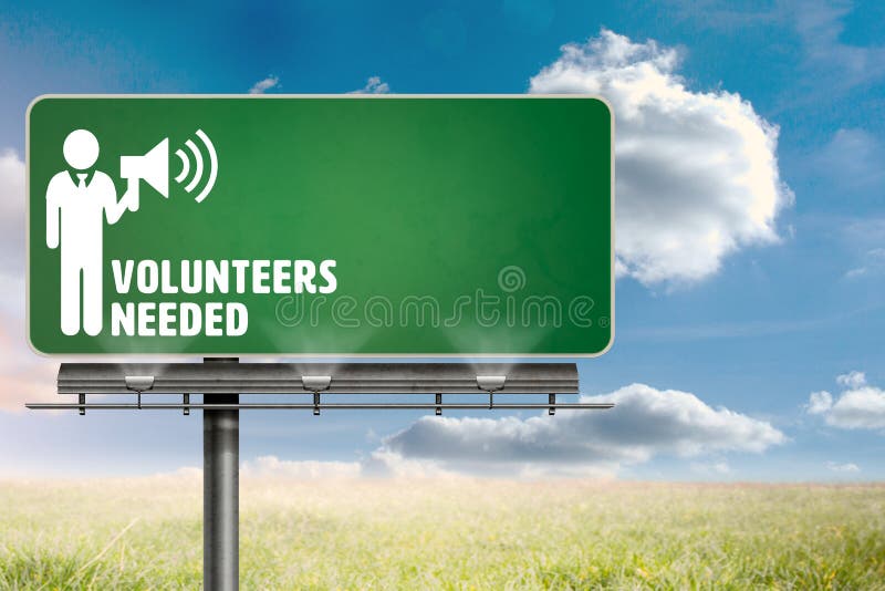 Símbolo Necesario Para Los Voluntarios. Signo De Servicio De