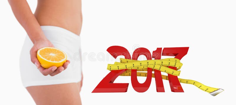 imagen 3DComposite del cuerpo femenino delgado que se sostiene a medias anaranjado fotos de archivo libres de regalías imagen 3DComposite del cuerpo femenino delgado que se sostiene a medias anaranjado fotos de archivo libres de regalías