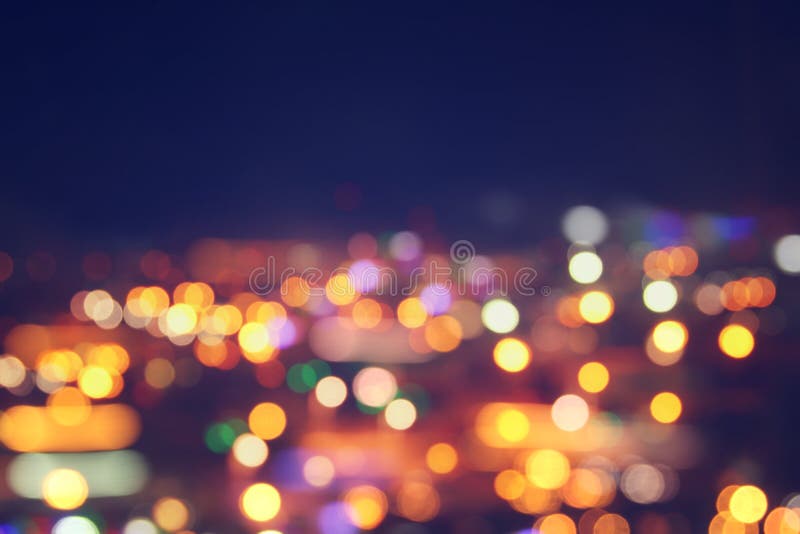 Imagen de las luces defocused borrosas coloridas del bokeh concepto del movimiento y de la vida nocturna fotos de archivo Imagen de las luces defocused borrosas coloridas del bokeh concepto del movimiento y de la vida nocturna fotos de archivo