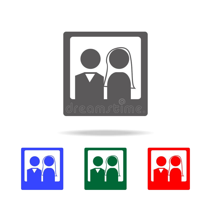 imagen de los iconos de novia y del novio Elementos de la boda en iconos coloreados multi Icono superior del diseño gráfico de la stock de ilustración imagen de los iconos de novia y del novio Elementos de la boda en iconos coloreados multi Icono superior del diseño gráfico de la stock de ilustración