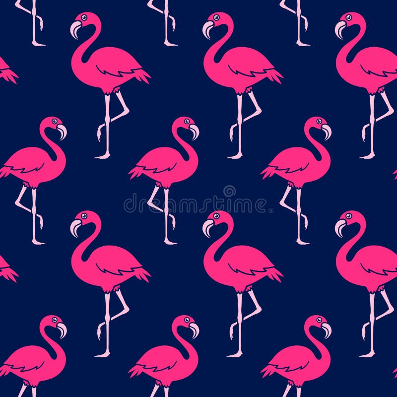 Imagen del vector de flamencos ilustración del vector Imagen del vector de flamencos ilustración del vector