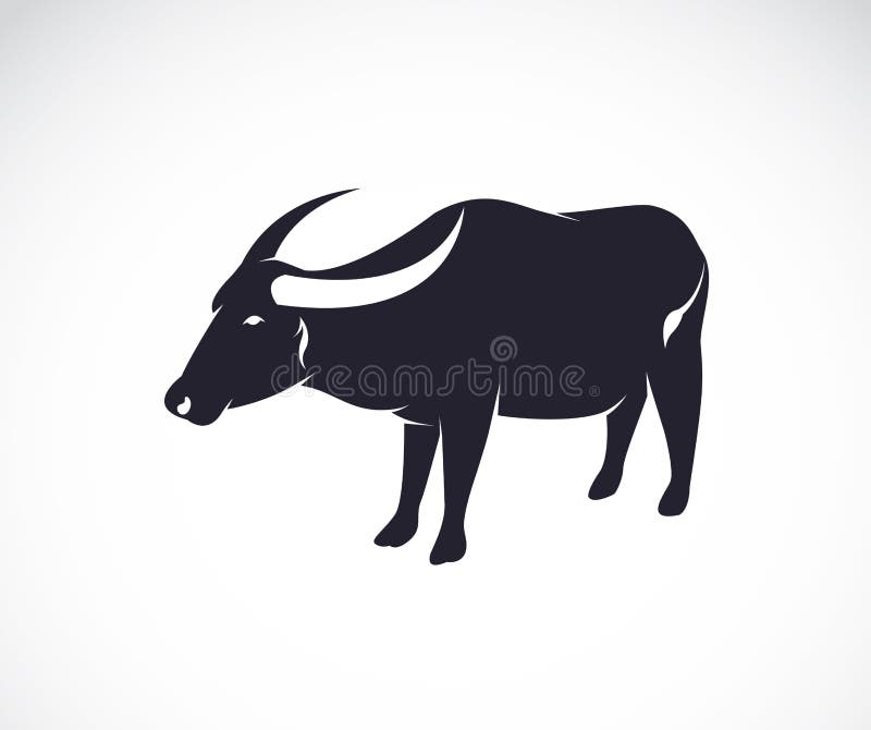 Imagen del vector de un búfalo stock de ilustración Imagen del vector de un búfalo stock de ilustración