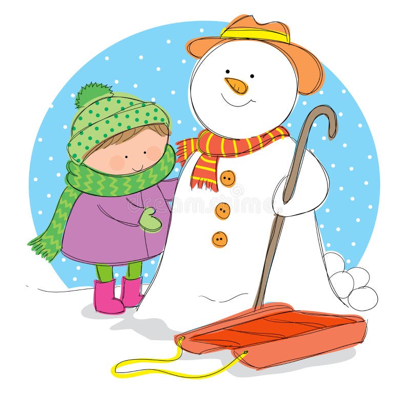 Estación del invierno stock de ilustración Estación del invierno stock de ilustración