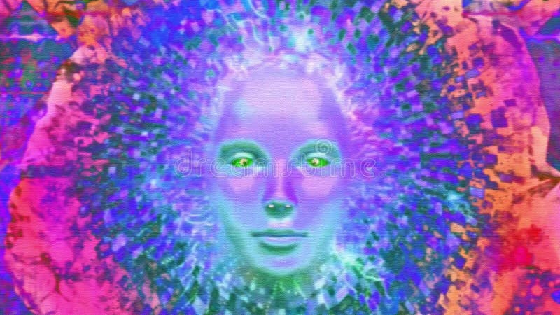 Imagen en animación abstracta ilustración del vector