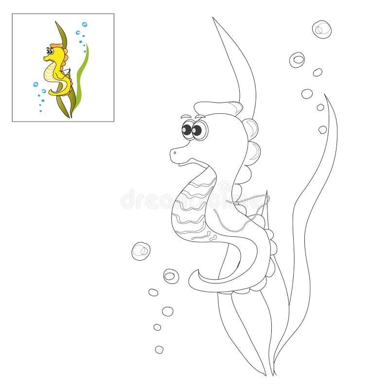 Imagen Para Colorear - Caballo De Mar Ilustración del Vector - Ilustración de seahorse, fauna: 61403233 Imagen Para Colorear - Caballo De Mar Ilustración del Vector - Ilustración de seahorse, fauna: 61403233