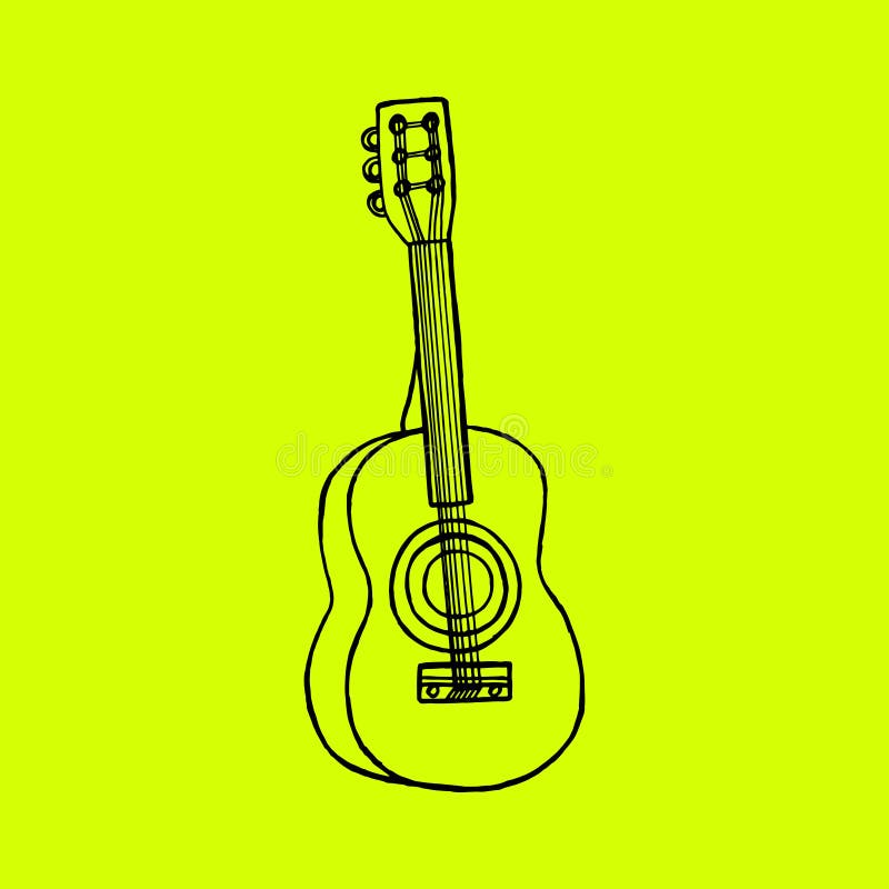 Imagen Vectorial Cierre De Instrumentos Musicales, Guitarra Stock de  ilustración - Ilustración de tarjetas, concierto: 170912620