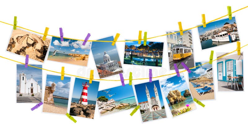 Imagens do curso de Portugal, colagem imagens de stock royalty free Imagens do curso de Portugal, colagem imagens de stock royalty free