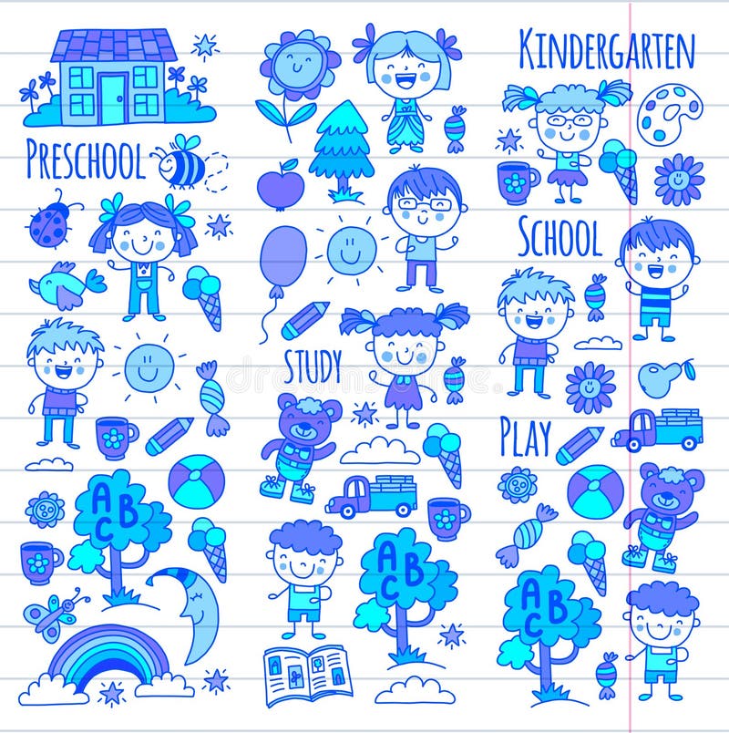 imaginação exploração estudo Jogo aprenda kindergarten Crianças Desenhar dos miúdos Ícone da garatuja Ilustração Lua ilustração royalty free imaginação exploração estudo Jogo aprenda kindergarten Crianças Desenhar dos miúdos Ícone da garatuja Ilustração Lua ilustração royalty free
