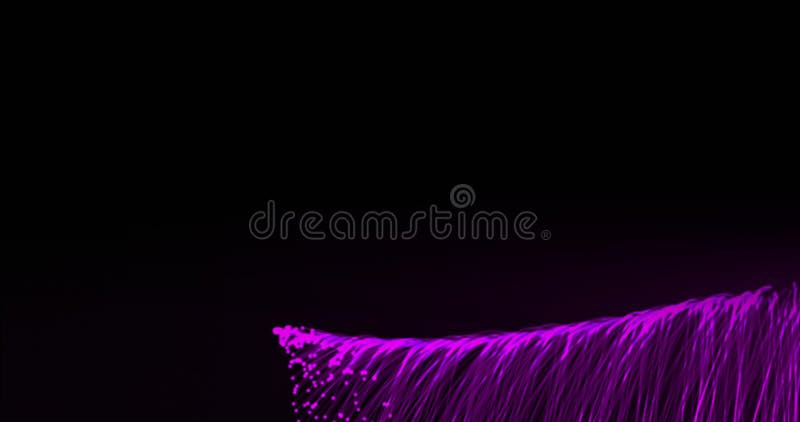Imagine a exploziei de rulare a traseelor de lumină purpurie pe fundal negru vector illustration