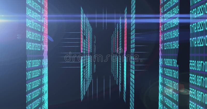 Imagine a procesării datelor pe servere de calculator royalty free illustration