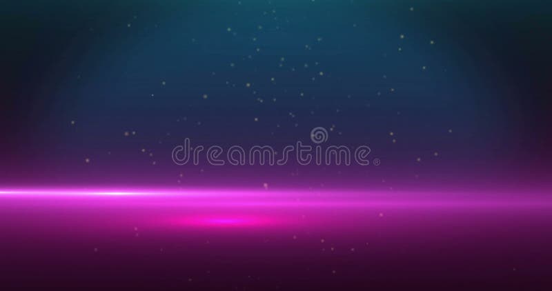 Imagine a spoturilor mobile și a traseelor luminoase purpurii pe fond negru stock illustration